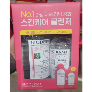 바이오더마 센시비오 H20 민감용 500ml + 250ml, 3개