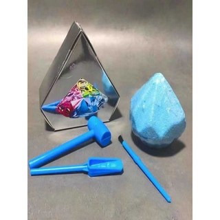 과학 보석캐기 보석발굴키트 놀이 집콕 다이아 광물 세트 고고학 금 캐는 발굴, 1개, 다이아몬드 블라인드 박스