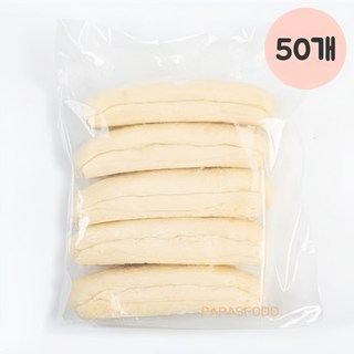 구스F&B 플레인 치아바타 샌드위치빵 파니니빵, 80g, 50개