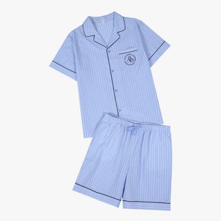 애니바디 [빠른배송] 공용 시어서커 5부 파자마_멀티스트라이프 여름에 입기 좋은 편한 학생/성인/커플 파자마 지짐이 지지미 반팔 파자마세트 ANJS25431_NC평택점