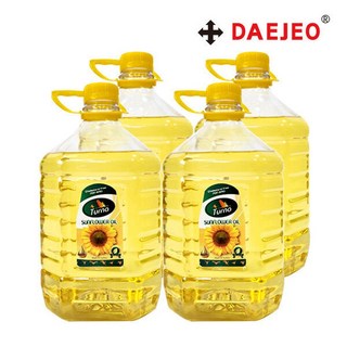 대저 투르나 해바라기유18L (4.5L X 4개) NON-GMO, 18L, 4개