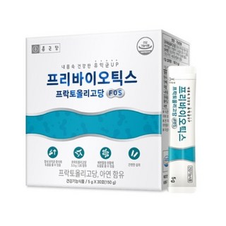 종근당 프리바이오틱스 프락토올리고당 FOS 유산균, 1.2kg, 1개