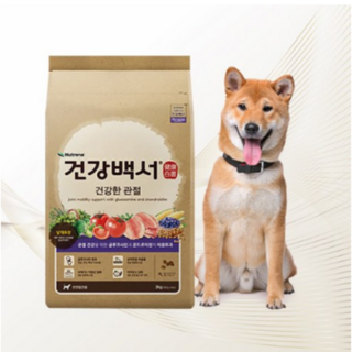 건강백서 강아지 전연령 기능성 사료, 뼈/관절강화, 10kg, 1개