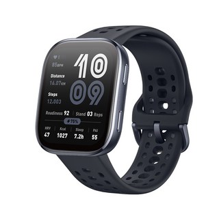 어메이즈핏 스마트워치 BIP 6, GPS + 블루투스, 46.3mm, 블랙