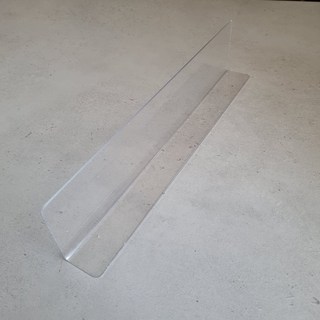 소형 아크릴 칸막이 디피진열 매대칸막이 상품진열 약국 마트 편의점 카페, 1개, 아크릴칸막이 20cm X 12cm