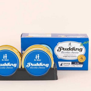 닥터할리 강아지 푸딩 4종(30g*6개입), 6개, 30g, 리코타 치즈