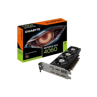 GIGABYTE GeForce RTX 4060 OC 로우 프로파일 그래픽 카드
