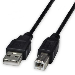 USB 프린터 복합기 연결케이블 캐논 삼성 HP 브라더 송장라벨프린터 호환, 1개, 2.5m