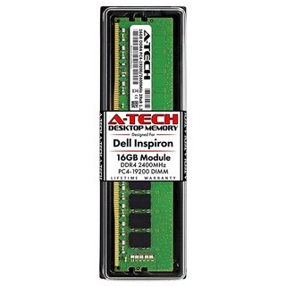 A Tech Dell Inspiron 3470 3471 3670 3671 5680용 16GB RAM | DDR4 2666MHz DIMM PC4 21300 288핀 Non ECC, 16GB x 1 | ( 16GB Module ), 1개