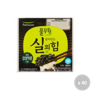 풀무원 검정약콩 나또 40팩, 49.5g, 40개, 기타