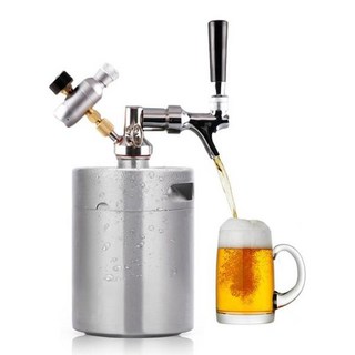 가정용생맥주기계 미니 캠핑 크림 대형 생맥주 통 5L, 아메리칸스탠다드배럴심플와인비터플레이트타입