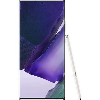 삼성 갤럭시 노트 20 울트라 5G 공장 잠금 해제 128GB S펜 포함 6.9인치 인피니티-O 디스플레이 화면 긴 배터리 수명 미국 버전 미스틱 화이트, Mystic White