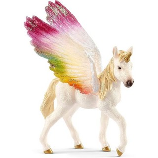 슐라이히 Schleich 바얄라 신화 속 날개 달린 무지개 베이비 유니콘 망아지 인형 장엄한 페가수스와 글리터 디테일 내구성 펀 상상력 키즈 선물, 2021 Box Style