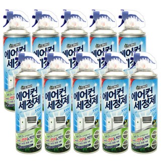 산도깨비 에어컨세정제, 10개, 330ml