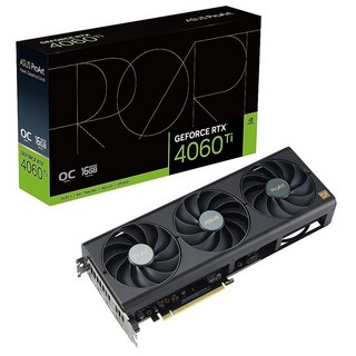 ASUS ProArt GeForce RTX™ 4060 Ti 16GB OC 에디션 GDDR6 그래픽 카드
