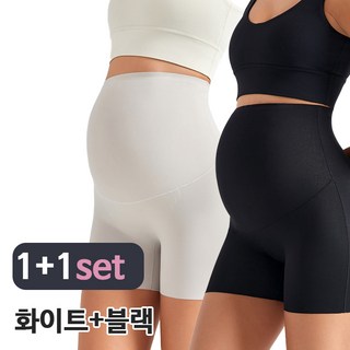 디주드 임산부 드로즈 팬티 안감면소재 2종세트 임부 속바지