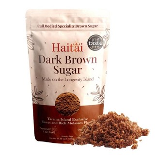 Haitai 'Longevity Island' Sugar ~ Blue Zone Food 일본 '흑설탕' 깊고 어둡고 강력한 맛 ~ 500g 파우더 타입, Haitai 'Longevity Island' Suga