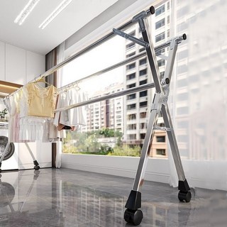 접이식 대용량 원룸 X형 빨래건조대 1.6M 2M 2.4M, 바퀴형, 상세페이지 참조