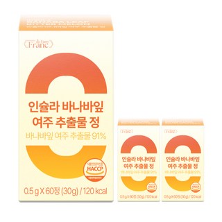 인슐라 바나바잎 추출물 고함량 91% 여주 케어, 3개, 60정