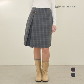 [미니마리] 버클체크스커트 (MM44SK09)