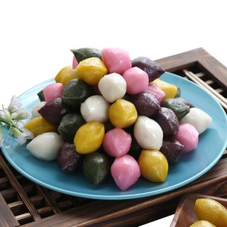 우리 쌀로 만든 오색송편 1kg 간식 주전부리 깨송편 추석 한가위, 1개