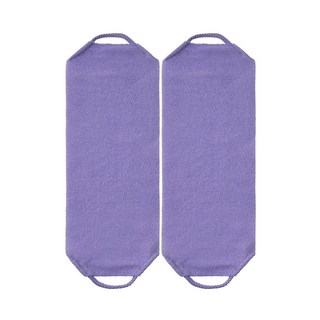 믹스어블 고급 대나무 때타월, 퍼플, 1개입, 2개