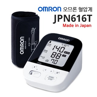 오므론혈압계 JPN616T 일본산 블루투스기능 가정용혈압측정기, 1개