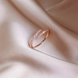 여성용 더깔끔 트렌드 하트 모음 우정 포인트 반지 1 2p 11 YANGTA 여성14k도금오픈 조절 가능 반지