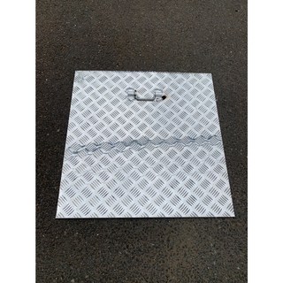 알루미늄 체크판 맨홀 제작 3T 1000x1000(mm) (높이 30mm)