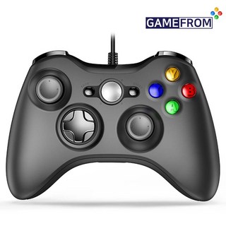 컨트롤러 게임패드 엑박 XBOX PC 스팀 피파 핸드폰 호환, 1개, 360호환게임패드, 블랙