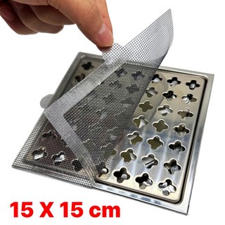 소브홀릭 대형 사각 욕실 배수구 머리카락 거름망 필터로 문제 해결하기