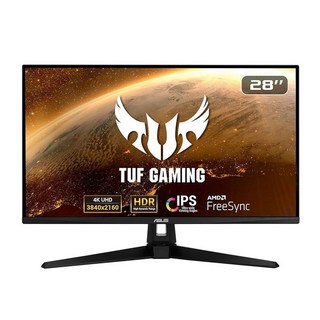 ASUS TUF 게이밍 VG289Q1A 28인치 모니터 4K UHD (3840 x 2160) IPS 어댑티브 싱크/프리싱크 아이 케어 디스플레이 포트 HDMI DCI-P, 28" 4K, 1개
