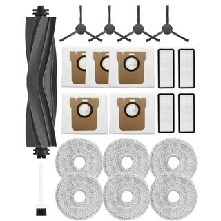 에버그린 드리미 L20 ultra 청소기 부품21PCS 메인 브러쉬1EA 사이드 브러쉬4EA 필터4EA 먼지 봉투5EA 청소 브러쉬1EA 물걸레6EA, 1세트, DRM-L20-SET21