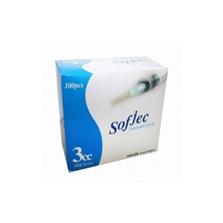 화진 일회용 무침 주사기/HLB 에이치엘비 3cc 1박스(100개입), 100개