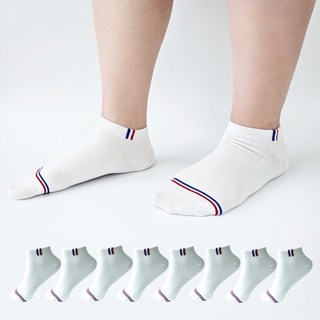 고져스 여성용 삼선 단목 양말 8켤레