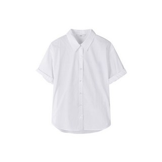 주크 소매 롤업 카라넥 셔츠 WH V242MSC936