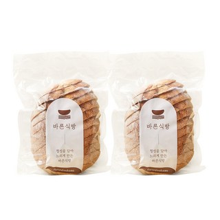 바른식방 통밀깜빠뉴 (유기농 통밀 100%), 400g, 2개