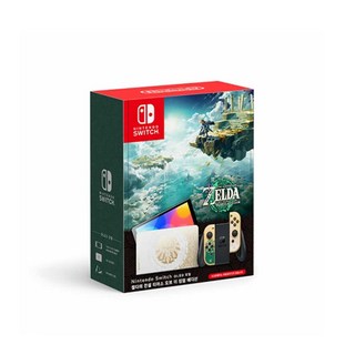 닌텐도 스위치 OLED 젤다의 전설 티어스 오브 더 킹덤 에디션 TOTK 게임기 본체, 단품