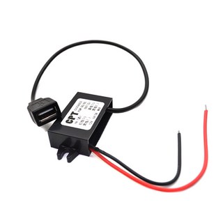 DC 12V를 5V로 변환하는 강압형 USB 어댑터 모듈, 1개 5v변압기 DC 12V를 5V로 변환하는 강압형 USB 어댑터 모듈, 1개 5v변압기