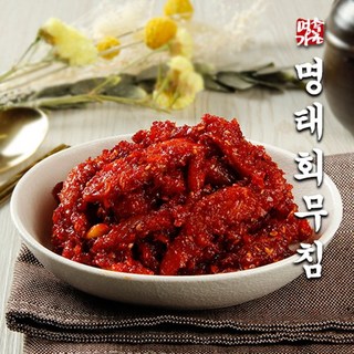 [속초명가젓갈]새콤달콤한 맛의 중독성 강한 국민반찬 속초식 명태회무침, 600g, 2개