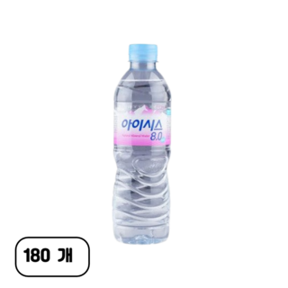 아이시스 8.0 생수, 500ml, 180개