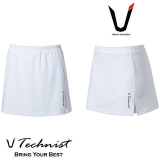 테크니스트 스커트 배드민턴 치마바지 일자 화이트 TWS-06 WH