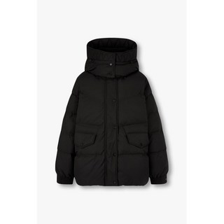 톰보이 후드 미디 다운 점퍼 9104414032