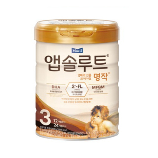 앱솔루트 엄마가 만든 프리미엄 명작 분유 3단계, 800g, 7개