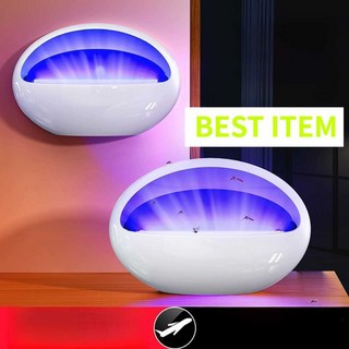 램프 모기 퇴치기 파리 벌레 트랩 야외 실내 저소음, 10w (10-60평) + 무료 스티커 20개