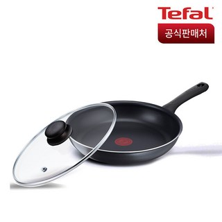 테팔 뉴컴포트그립 후라이팬 28cm+유리뚜껑 28cm, 1세트