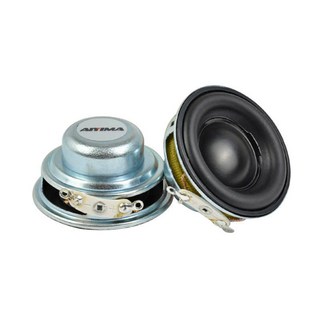 AIYIMA-미니 오디오 휴대용 스피커 2 개 4 옴 5W 풀 레인지 홈 시어터 Hifi 음악 고무 사이드 사운드 라우드, 2pcs Speaker, 2pcs Speaker