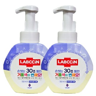 랩신 컬러체인징 포밍 핸드워시 포도향, 500ml, 2개