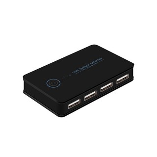 공유 키보드 마우스 PC 허브 4X2 USB 4X4 비디오 박스 4 스위치 HD 프린, 10 아래 버튼은 화면을 뚫고 들어갈 수 있으므로 매번