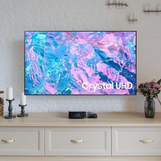 삼성전자 [무료설치배송] 가성비 크리스탈 UHD 4K TV / 에너지효율 1등급, 방문설치, 스탠드형, HGCU700시리즈, 108cm(43인치)